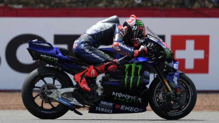 Quartararo Kuasai Practice MotoGP Belanda di Tengah Kekacauan